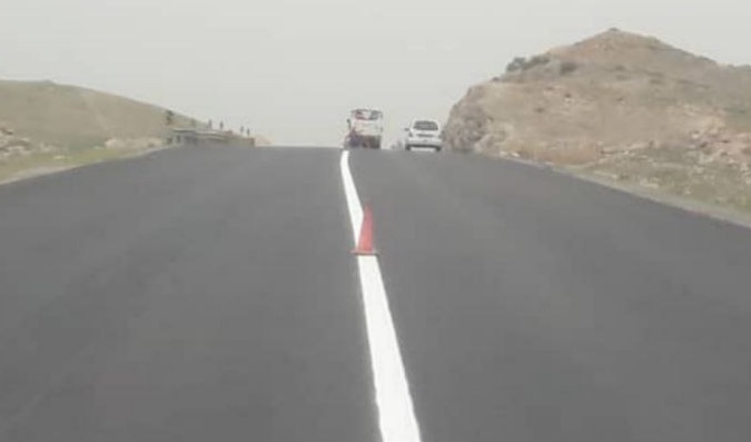اجرای ۱۰۸ کیلومتر خط کشی در محور خرم آباد – پلدختر