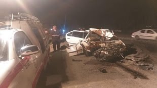 ۶کشته و مصدوم در حادثه رانندگی جاده بروجرد – نهاوند