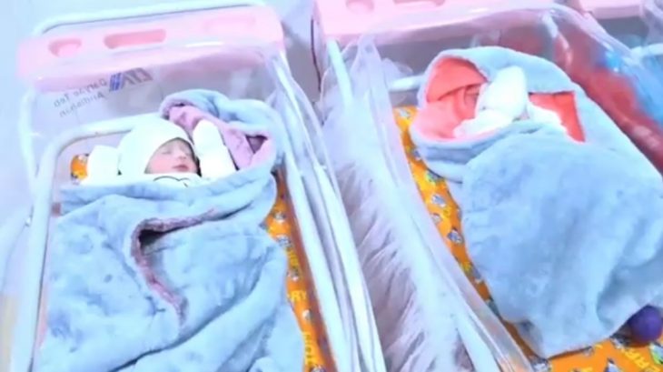 فیلم/تولد نوزادان ۳ قلو در بیمارستان شفا خرم آباد