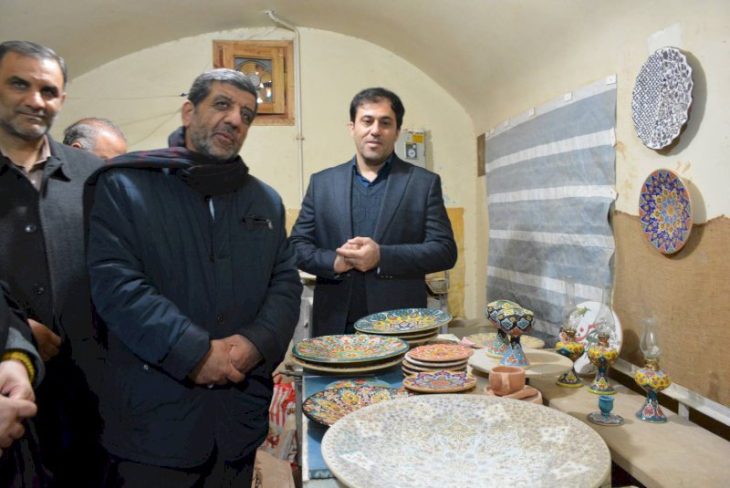 بازدید وزیر میراث فرهنگی از «تکیه موثقی» بروجرد