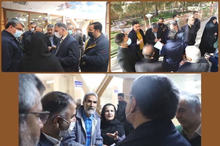 بازدید سرزده استاندار لرستان از کلینیک درمانی تامین اجتماعی خرم‌آباد