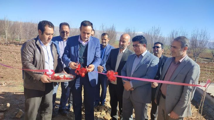 افتتاح طرح آبیاری تحت فشار در شهرستان کوهدشت+تصاویر
