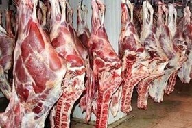 توزیع گوشت گرم در نمایشگاه عرضه کالاهای اساسی خرم‌آباد