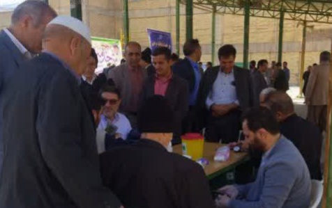 برپایی ایستگاه سنجش سلامت توسط بسیج جامعه پزشکی لرستان