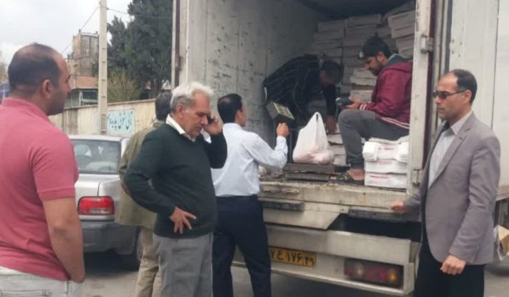 توزیع مرغ منجمد در شهرستان خرم آباد