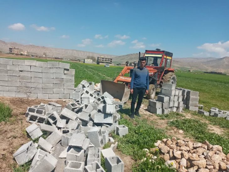 تخریب‌ ساخت و ساز غیر مجاز در رومشکان