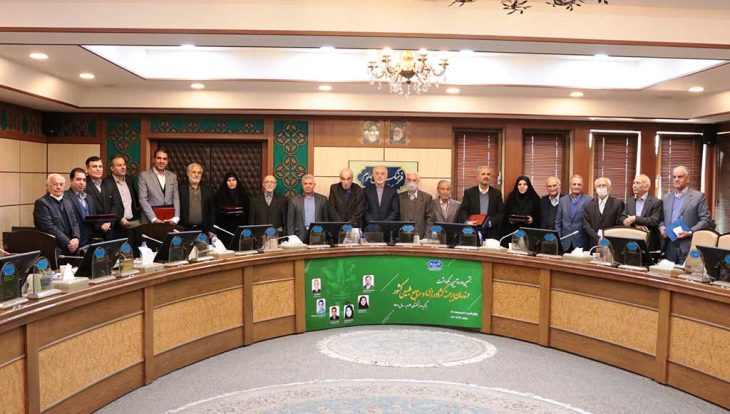 ۶ مهندس برجسته عرصه کشاورزی و منابع طبیعی کشور تجلیل شدند