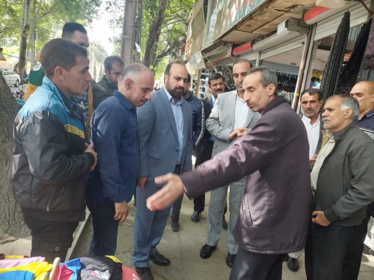 پیگیری جدی بازرس‌کل لرستان برای رفع سد معبر وساماندهی دستفروشان