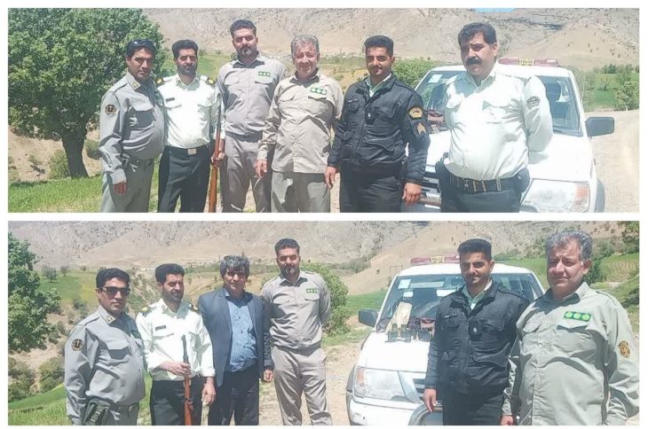 کشف و ضبط یک قبضه اسلحه از متخلف زیست محیطی در چگنی