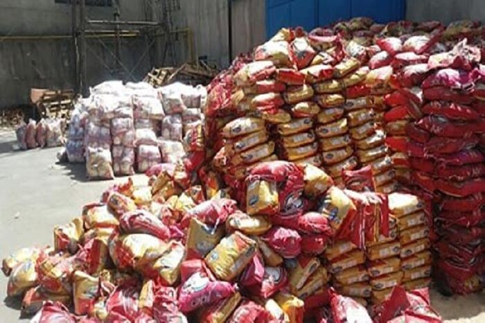کشف ۲۵۰۰ کیلوگرم برنج قاچاق در چگنی
