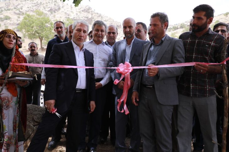 طرح آبیاری تحت فشار بنیاد برکت لرستان افتتاح شد