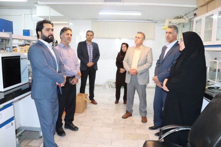 بازدید رئیس سازمان مدیریت و برنامه‌ریزی لرستان از ساختمان اداره کل استاندارد استان