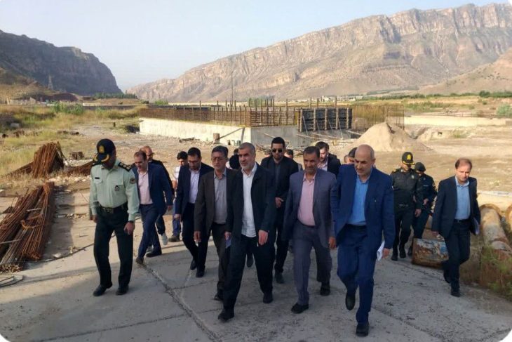 نایب رئیس مجلس شورای اسلامی از پروژه‌های عمرانی پلدختر بازدید کرد