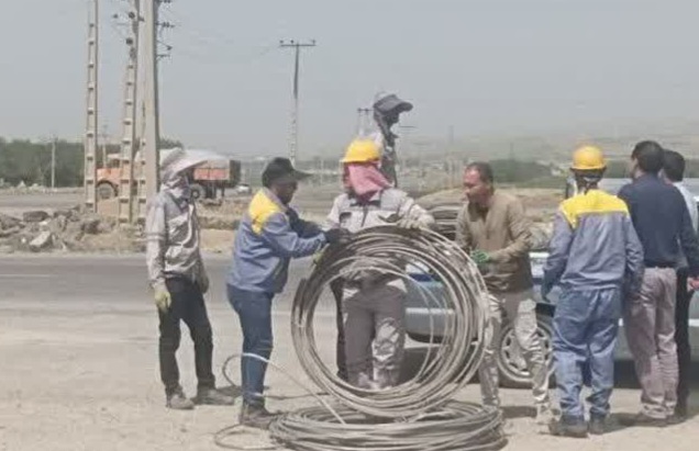 تحویل فیدر جدید انوج همدان به شرکت توزیع برق لرستان