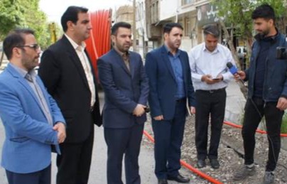 اجرای ۲۰ کیلومتر فیبر نوری در شهر دورود همزمان با روز ارتباطات