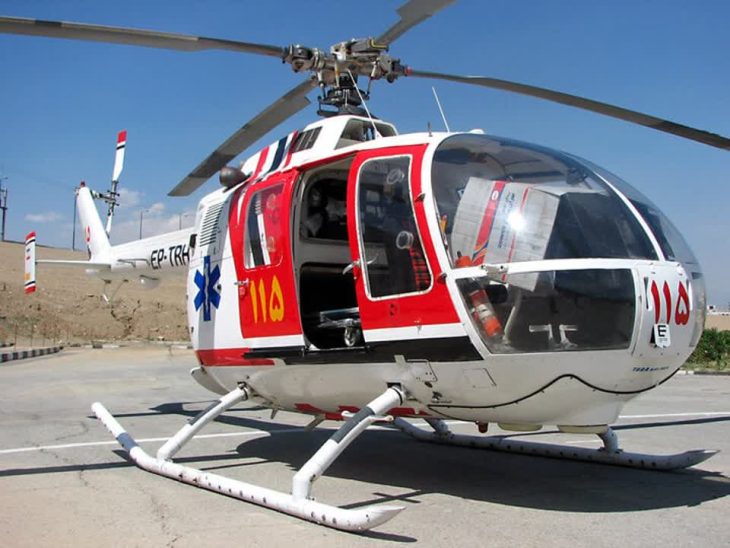 اعزام بالگرد اورژانس هوایی به منطقه «چمشک» پلدختر