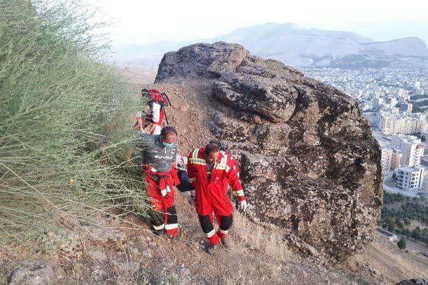 مرگ جوان ۳۲ ساله درحادثه سقوط از «مخملکوه» خرم آباد