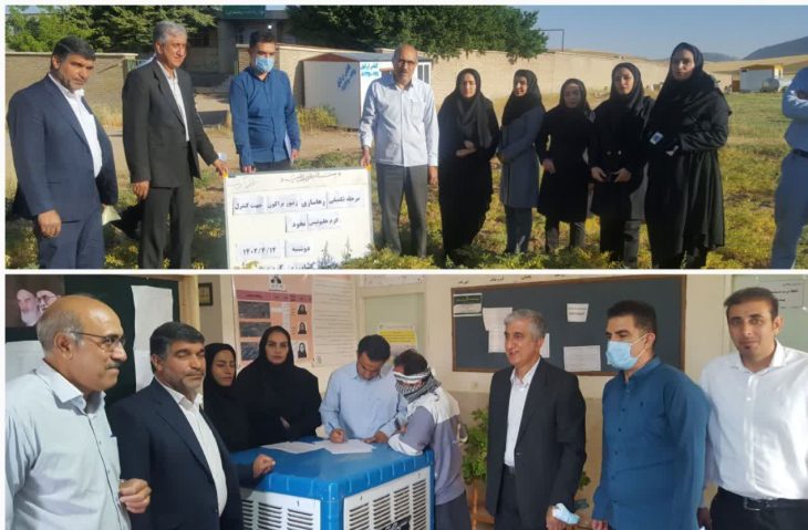 رهاسازی ۱۷۰ هزار فروند زنبور در سطح مزارع نخود خرم آباد