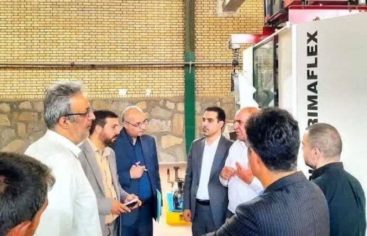 نمایندگان حقوقی نهاد ریاست جمهوری از صنایع لرستان بازدید کردند  