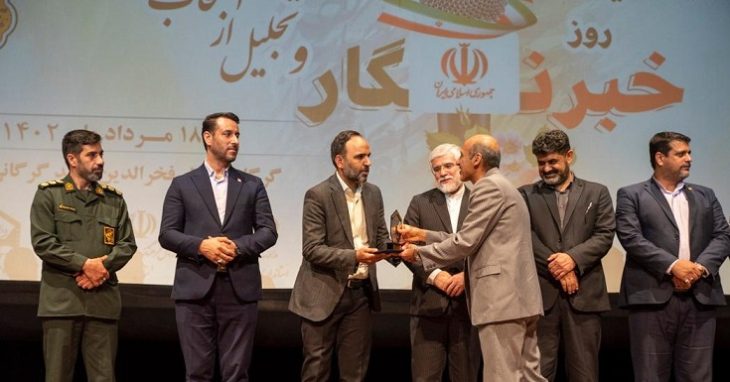 کسب رتبه برتر جشنواره مطبوعات توسط روزنامه نگار گلستانی