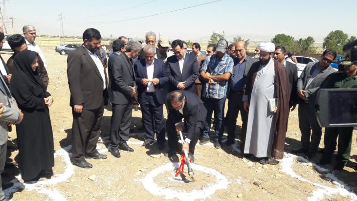 کلنگ زنی نیروگاه ۲۰ مگاواتی شهید بروجردی چالانچولان