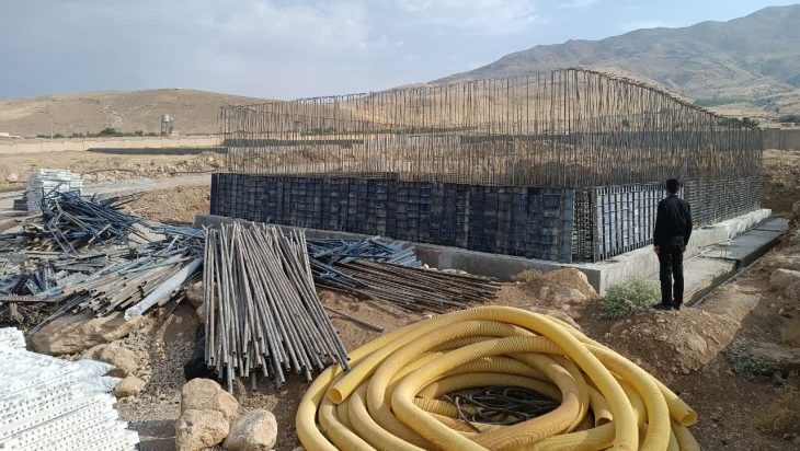 ساخت بزرگ‌ترین مخزن آبرسانی توسط بسیج سازندگی لرستان