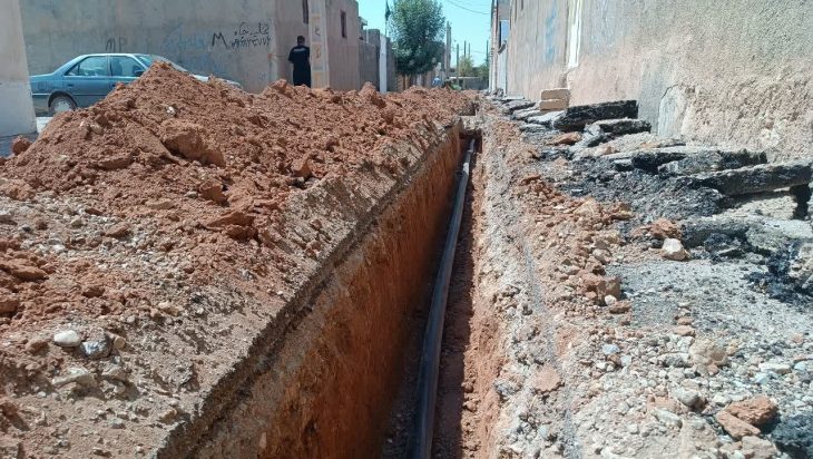 اصلاح شبکه فرسوده آبرسانی شهرک کوهدشت