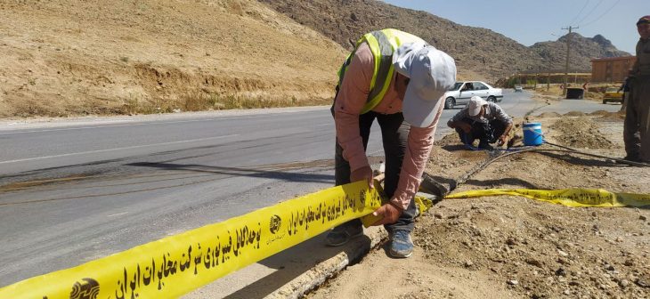 آغاز عملیات کابل کشی فیبر نوری به مسکن مهر کمالوند خرم آباد