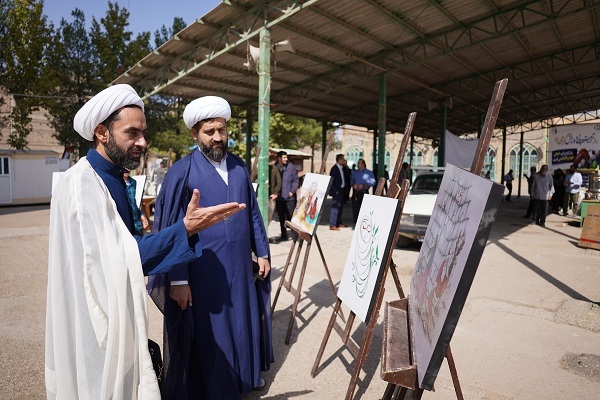 برپایی نمایشگاه کاریکاتور «سرزمین من غزه» در خرم‌آباد