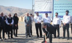 کلنگ احداث ساختمان ستاد اورژانس ۱۱۵ لرستان به زمین زده شد