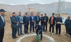 کلنگ زنی چمن مصنوعی مینی فوتبال روستای «جلگه خلج» پلدختر
