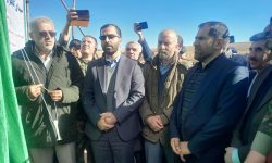 افتتاح بند خاکی شهدای «گلچهران» بروجرد