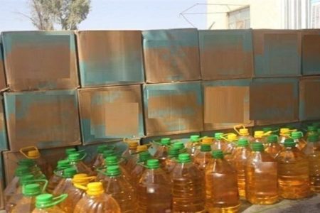 توقیف محموله ۱۰ تنی روغن خوراکی قاچاق در الیگودرز