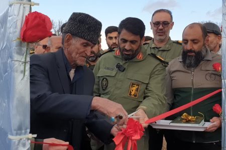 کانال آب‌بر کشاورزی در دهستان کاکاشرف افتتاح شد