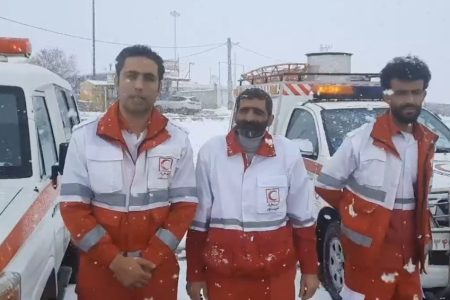 ویدیو| بارش سنگین برف محور الیگودرز-اصفهان