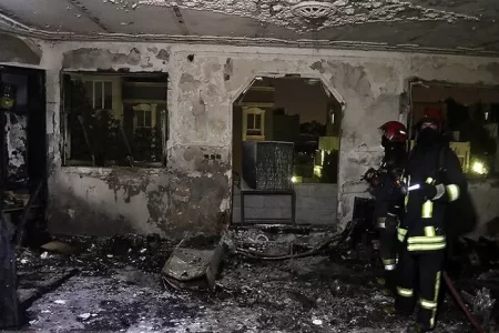 آتش سوزی منزل مسکونی در خرم آباد یک مصدوم بر جای گذاشت