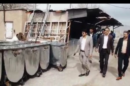 ویدئو|راه‌اندازی خط تولید سطل زباله شهرداری خرم‌آباد