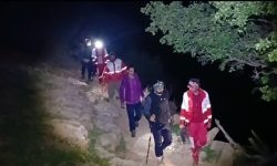 نجات جان ۲ کوهنورد گرفتار در دره «شیرز» کوهدشت
