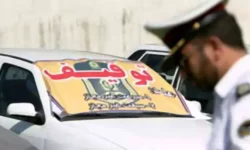 توقیف خودروی مگان با خلافی ۵۶۵ میلیون ریال در دورود