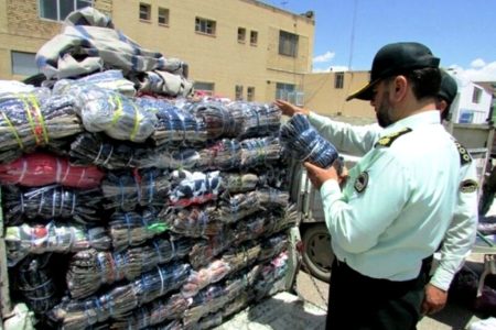 جریمه ۵۶۰ میلیون ریالی ​​​​​​​قاچاقچی پوشاک در خرم‌آباد
