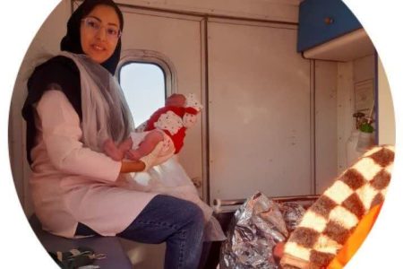 تولد نوزاد شول آبادی در آمبولانس