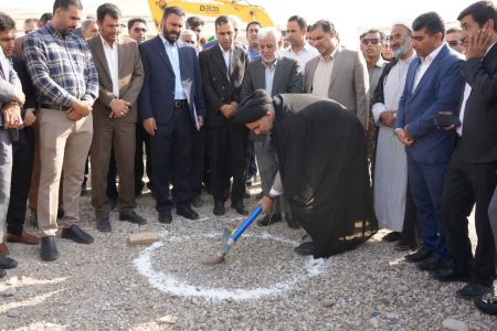 کلنگ احداث و توسعه یادمان شهدای گمنام پلدختر بر زمین زده شد