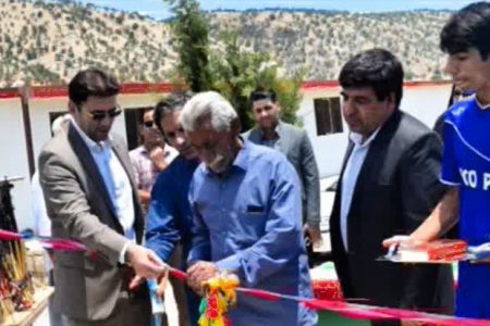 افتتاح زمین چمن مصنوعی فوتبال عشایری لرستان