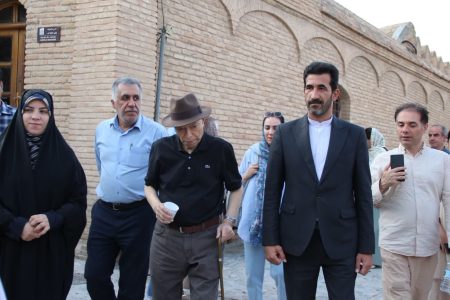 حضور «علی نصیریان» در دژ شاپورخواست+تصاویر