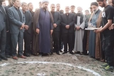 کلنگ زنی مسجد امام حسین (ع) در دلفان