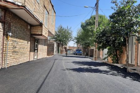 ۱۸ هزار مترمربع از معابر روستای “قلعه سنگی” آسفالت شد