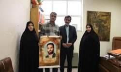 فرزند شهید «علی محمد دهقانکار» تجلیل شد