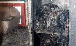 مهار آتش سوزی آپارتمان مسکونی در مجتمع هزار دستگاه خرم آباد