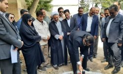کلنگ زنی ۲ پایگاه سلامت خیرساز در ازنا