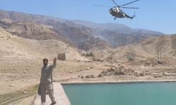 اعزام ۲ بالگرد برای اطفا حریق «شاداب کوه» پلدختر